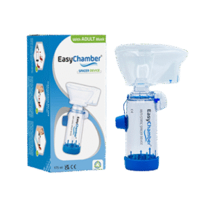 EasyChamber – Inhaler Spacer Device - with Adult Mask